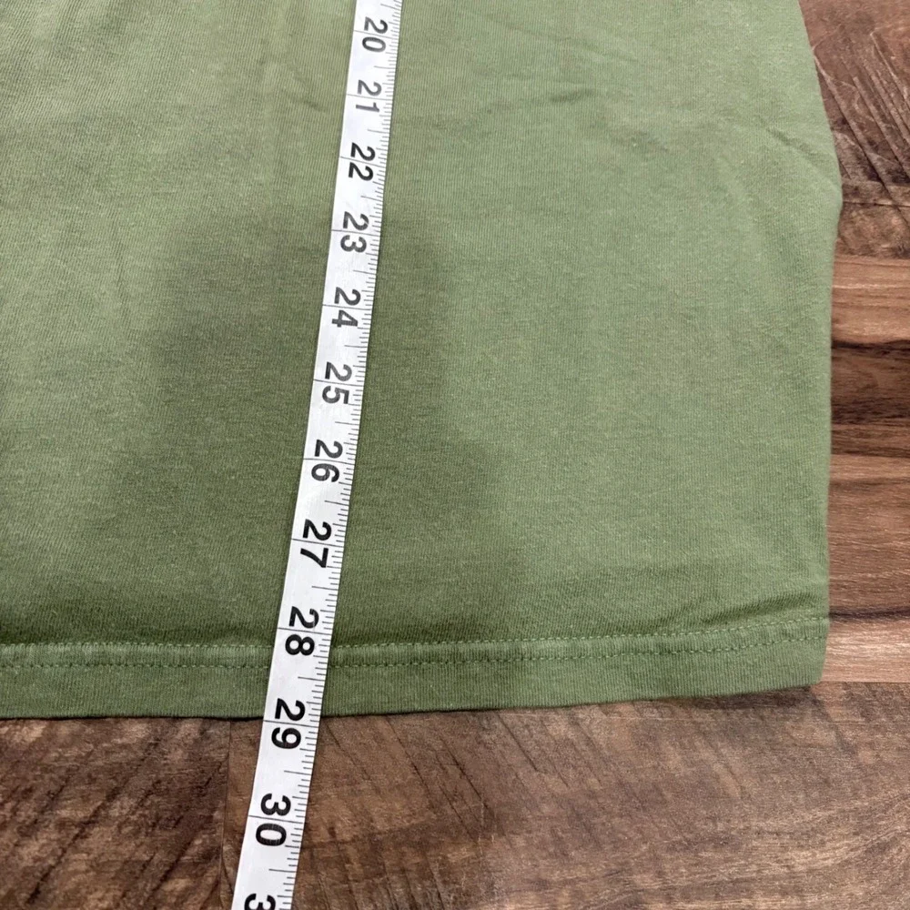 Vintage Y2K T-shirt Mens XL Green Lelia Gina Canter The Source Art Graphic Tee